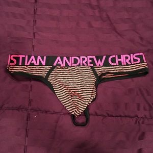 Andrew Christian Pink Thong XL